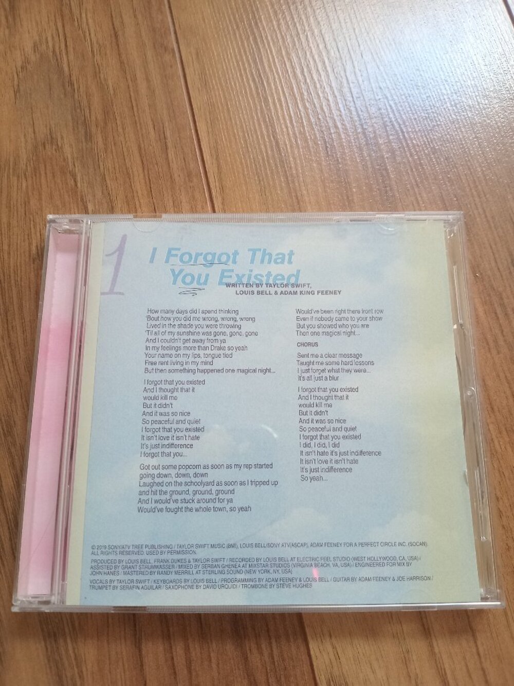 Taylor Swift Lover CD
